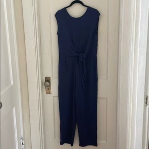 Blue jumpsuit